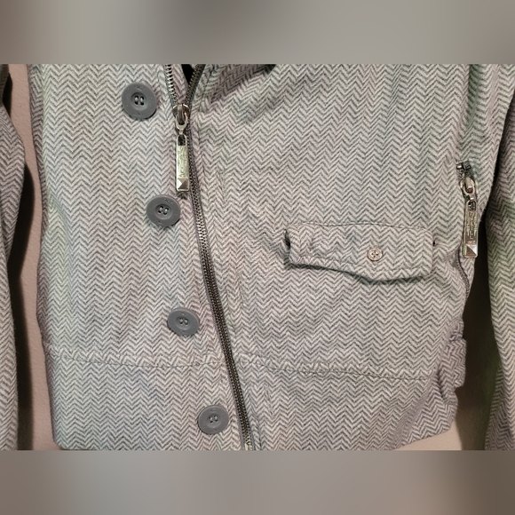 Oniell grey zip up sweater - Picture 6 of 7